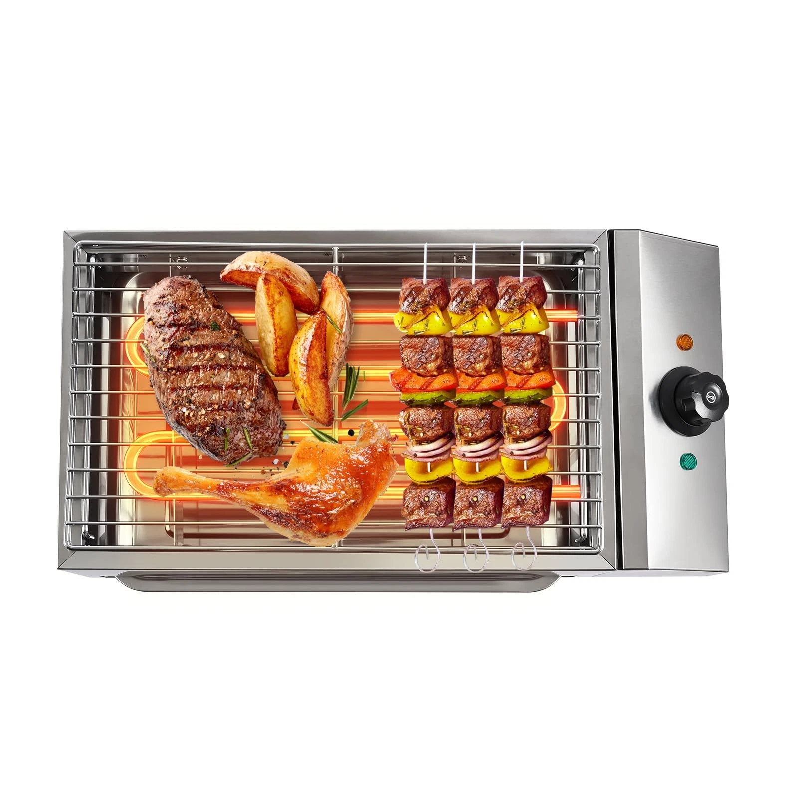 Electric Indoor outdoor Grill Portable Smokeless Non-Stick Cooking BBQ Griddle
Opens in a new window