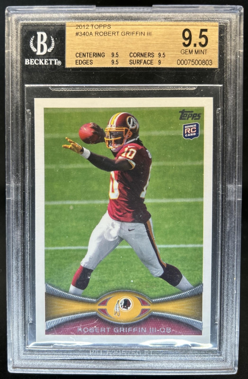 Robert Griffin III Panini Gridiron Rookie Gridiron Gems Trio #1 Base