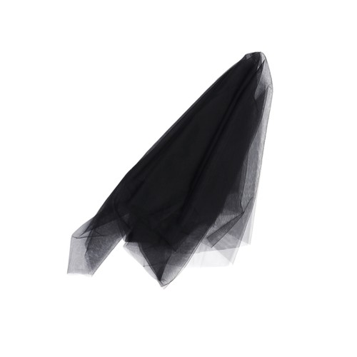 Velo de novia accesorios de boda pieza para el cabello novia negro para fotografía - Imagen 9 de 12