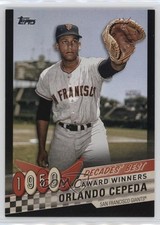 2020 Topps Decades Best Award Winners Black 138/299 Orlando Cepeda #DB-8 HOF nd3
