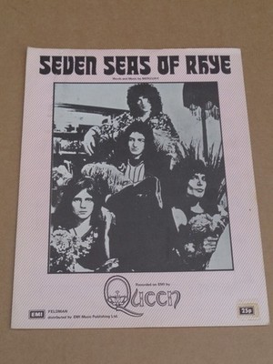 Queen - Seven Seas Of Rhye - Noten