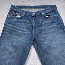 Levis 550 Jeans Mens 36x30 Blue Relaxed Straight Leg Denim Cotton American