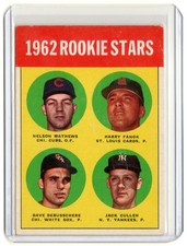 1963 Topps - Rookie Stars Nelson Mathews, Dave DeBusschere, Jack Cullen #54 1962