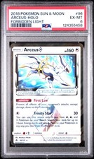 2018 Pokemon Sun and Moon Forbidden Light Holo Arceus #96 PSA 6 on eBay
