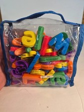 Toys R Us Magnetic Letters Numbers Alphabet Learning Set Carrying Case Kids A2/3