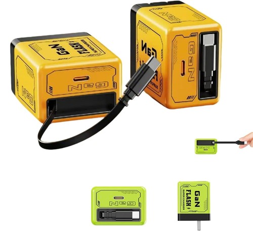 Chargeur GaN 2 en 1 évolutif 120W chargeur rapide pour téléphone Samsung iPhone Android - Photo 18 sur 22