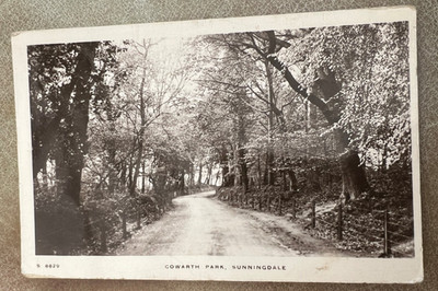 Antike AK Sunningdale Berkshire Cowarth Park altes Echtfoto um 1905