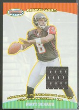 Matt Schaub Rookie Card 2004 Bowman's Best Jersey #116 . rookie card picture