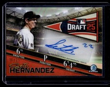 2025 Bowman Draft Draft Night Orange Refractor Seth Hernandez Auto 16/25