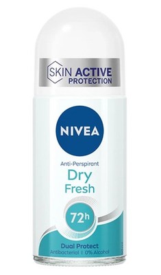 99,83 /L- 6x NIVEA Deo Roll-on Antitranspirant,72H Dual Protect Dry Fresh  50 ml