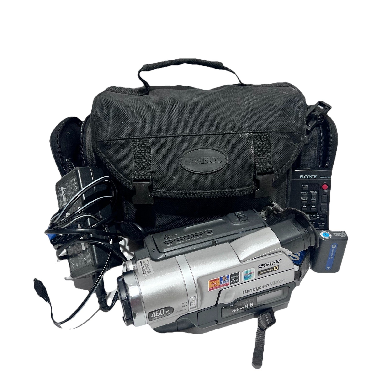 Sony Handycam CCD-TRV308 Digital8 Camcorder with Night Vision Bundle Tested & Working-image