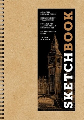 Sketchbook basic medium spiral Kraft by Union Square & Co HARDBACK 9781454931492