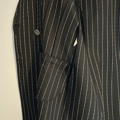 VINTAGE MARNI WEST Knee length Black Pinstripe Blazer Size 8. RARE - Bild 10 von 16