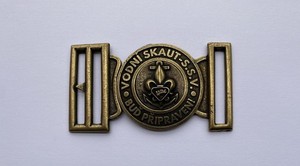 Scout belt buckle / boucle / fibbia - S.S.V. - Czechia