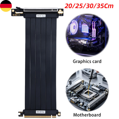 PCI-E 3.0 Riser Kabel 90 Grad PCIe 3.0 X16 High Speed Flexible Extender Card