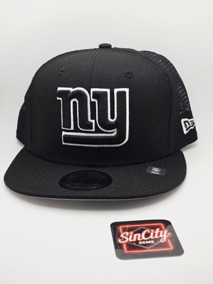 New Era New York Giants 9Fifty Black/White Logo Trucker Snapback