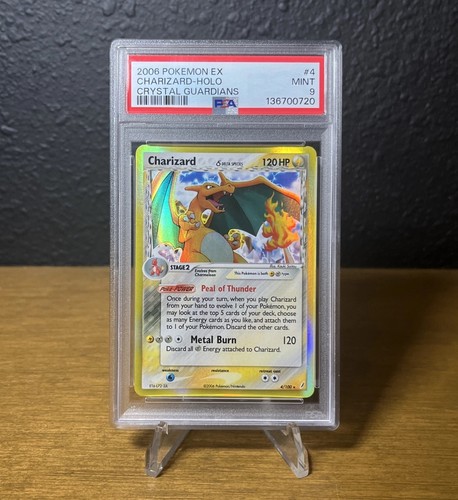 Charizard δ graded PSA 9 for sale on eBay