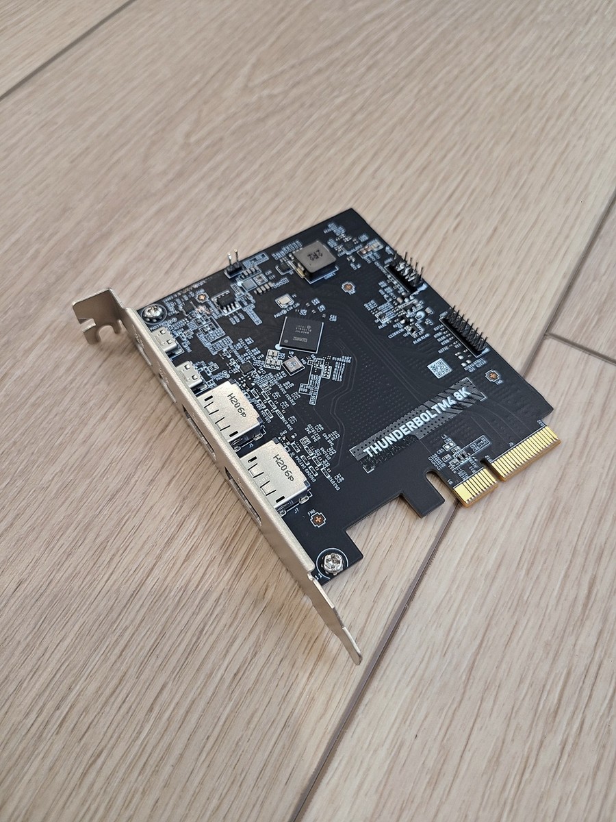 MSI ThunderboltM4 8K PCIe Add-on Card for 2 Thunderbolt 4 (USB-C