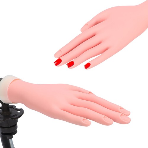 Practice Nail Hand Nail Art Training Hand Nail Hand Practice Mannequin Hand For - Picture 6 of 12