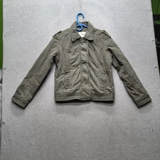 VINTAGE Abercrombie & Fitch Women Jacket M Military Utility Thinsulate 90s READ