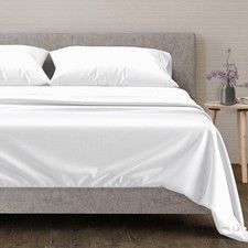 Mayfair Linen 100 Egyptian Cotton King Size Sheets Set - 4 PC Luxury Set, 60...