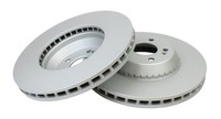 2X Quaro Bremsscheibe Beschichtet Gelocht/Innenbel. Ø342Mm FüR Mercedes-Benz