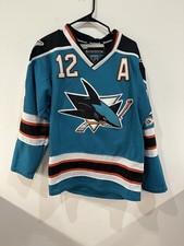 Vintage Reebok 20th Anniversary Patrick Marleau San Jose Sharks Home Jersey 48