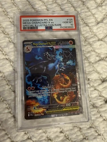 Phantasmal Flames Charizard X EX  125/094 PSA 10