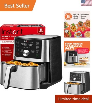 Air Fryer 6Qt XL Digital Food Crispy Dehydrate Roast Bake Reheat
