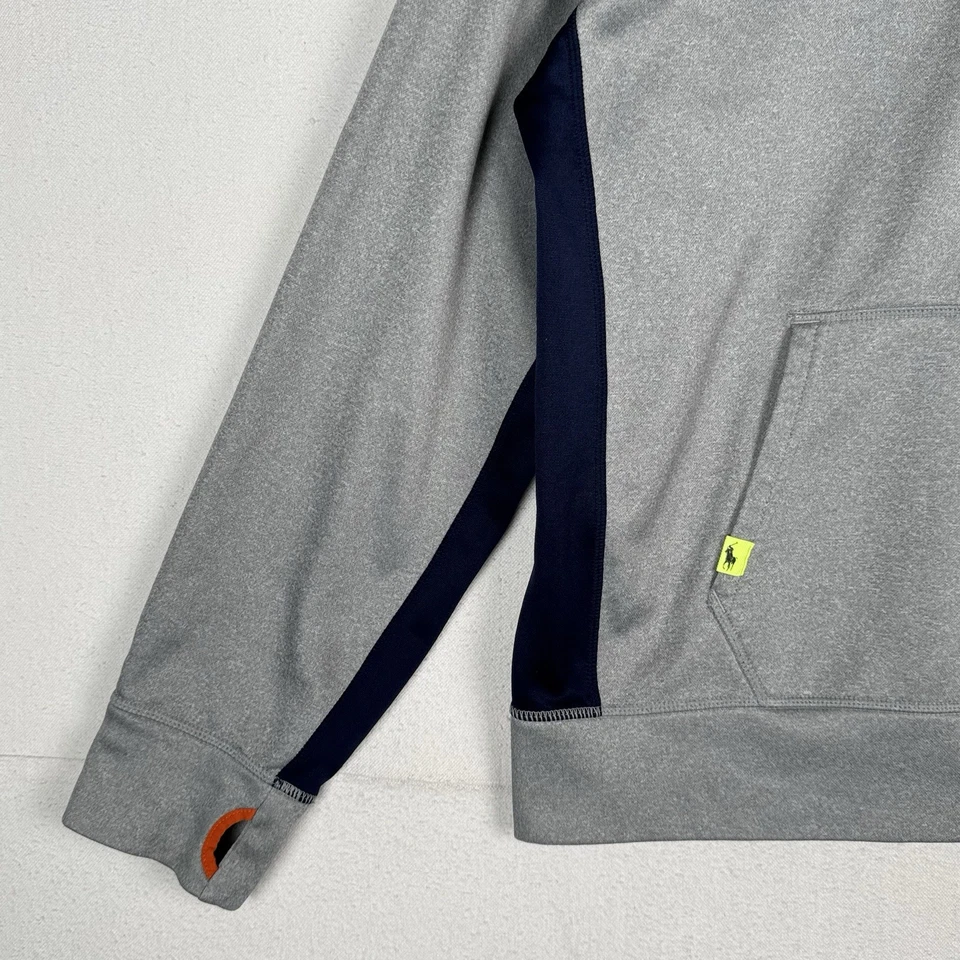 Ralph Lauren Polo Deportivo Con Capucha Gris Polar Sudadera Para Hombre Grande Foto 4 de 4