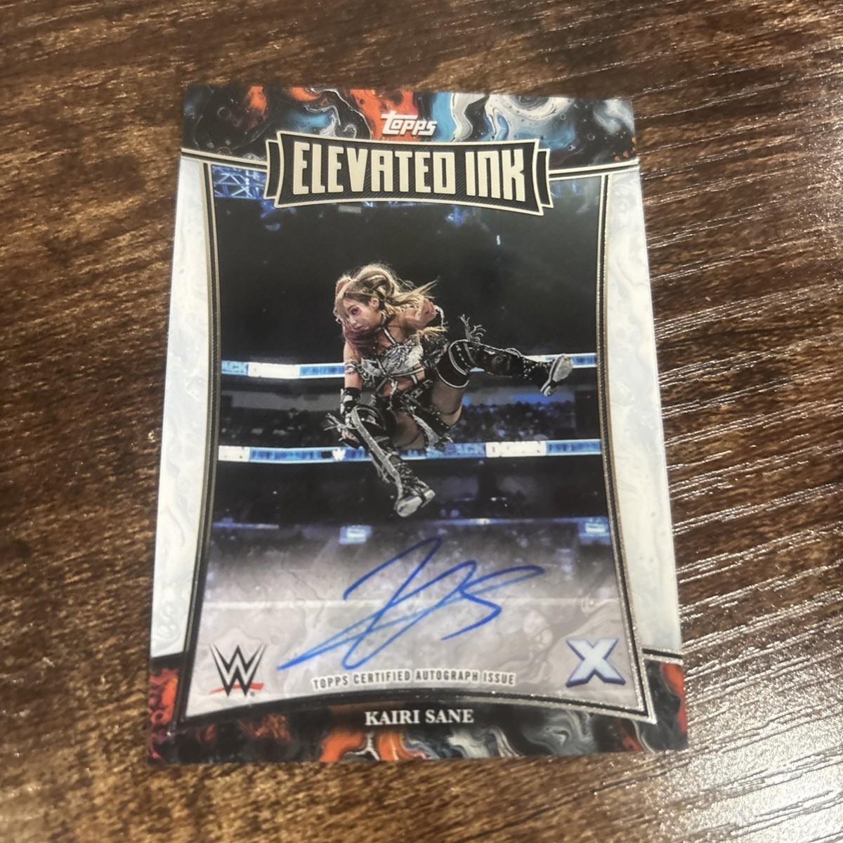 2025 Topps Exalted WWE Kairi Sane Elevated Ink Autograph Card | eBay