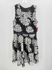 Pre-Owned Ann Taylor Black Size 8 Knee Length Sleeveless Dress