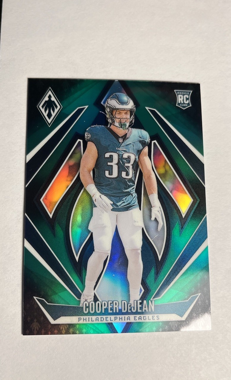 2024 Panini Phoenix - Rookies Cooper DeJean #171 Green Fade /199 (RC)