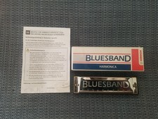 Hohner BluesBand Harmonica Key of C 10Hole Diatonic Stainless Steel Original Box