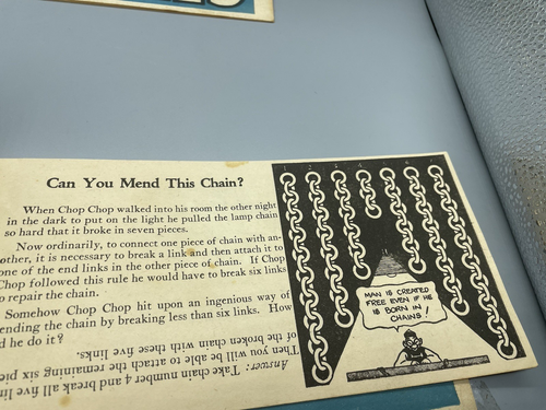Vintage 30's Tricks and Puzzles Riddle corner Fun book Puzzles games USA - Imagen 4 de 10