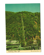 Gatlinburg chair corner of Parkway and Maples Lane VTG postcard UNP