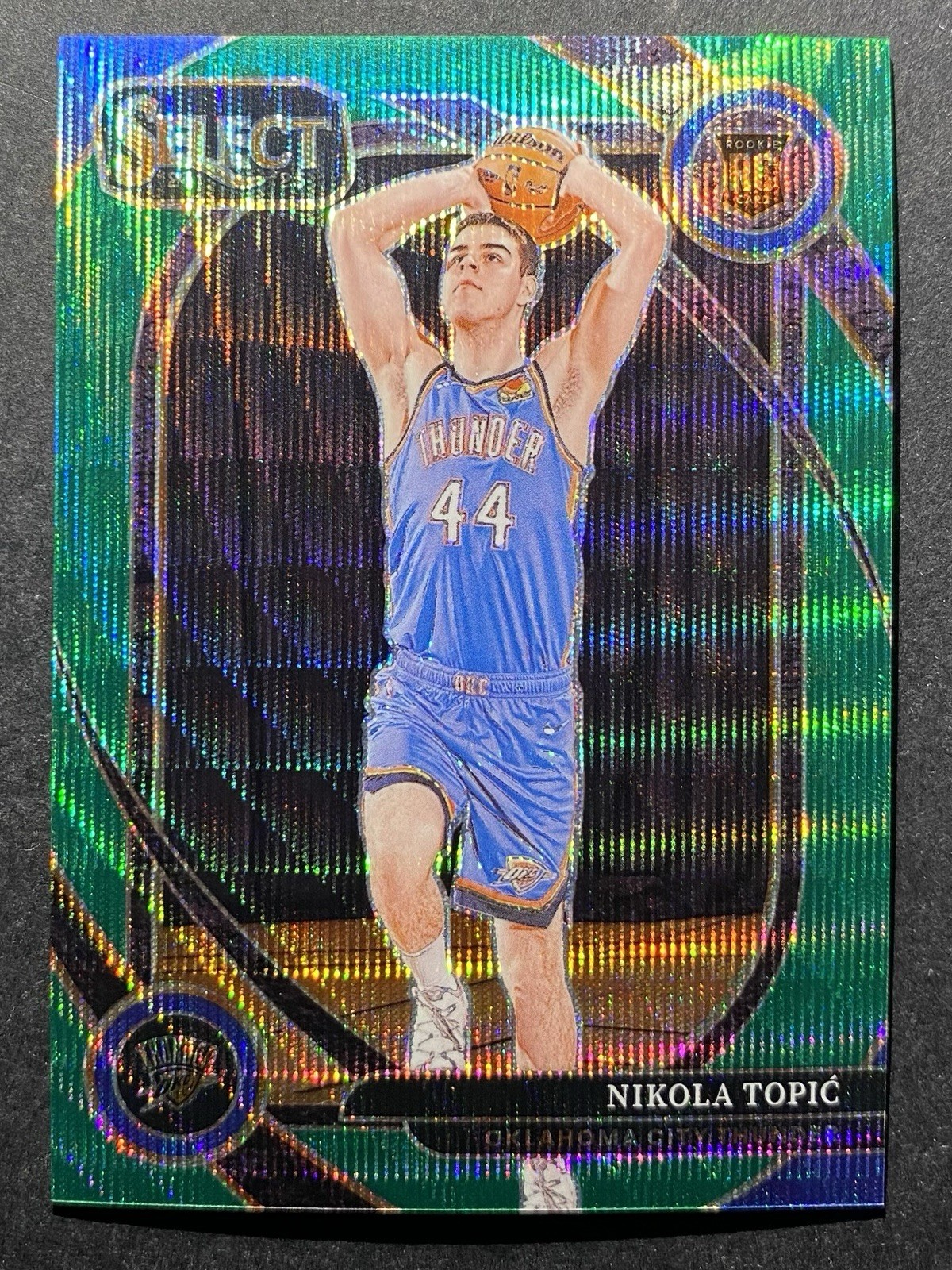 2024-25 Select Green Wave Prizm Nikola Topic RC ROOKIE 50/50 #286