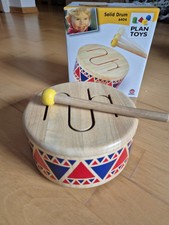 Holz Plan Toys Solid Drum 6404 Kinder Paukens...