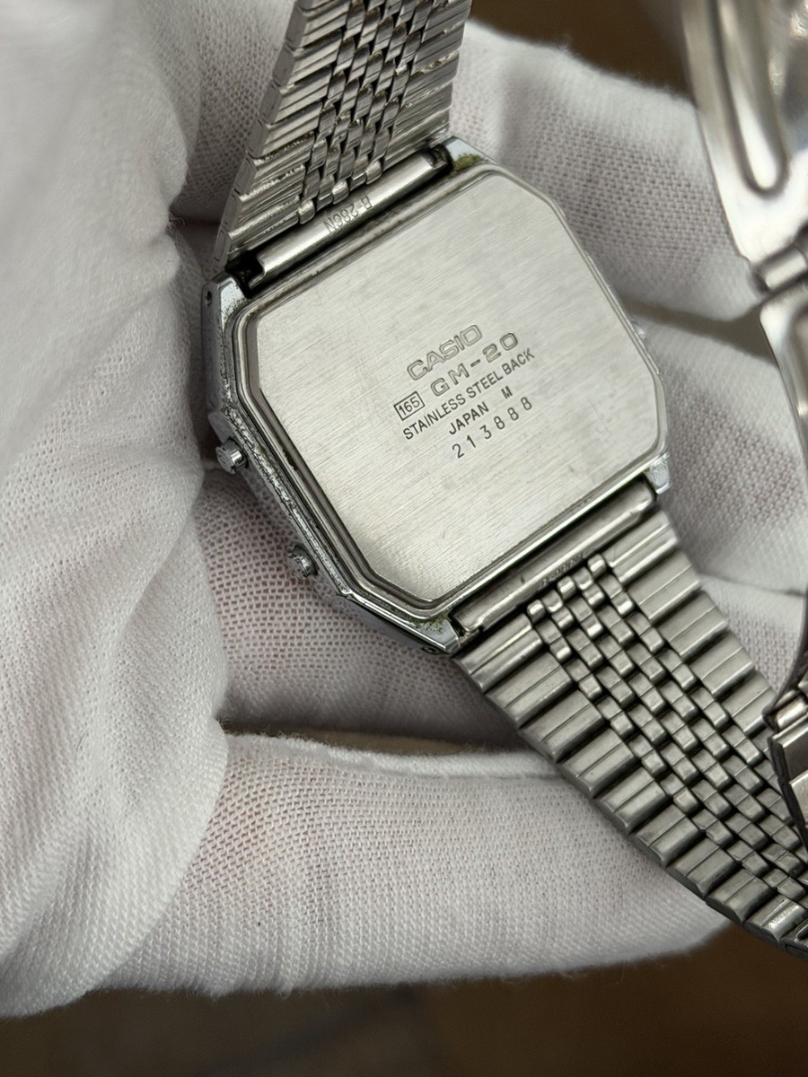Rare Vintage Casio GAME-20 GM-20 Men's Digital Game Watch JDM