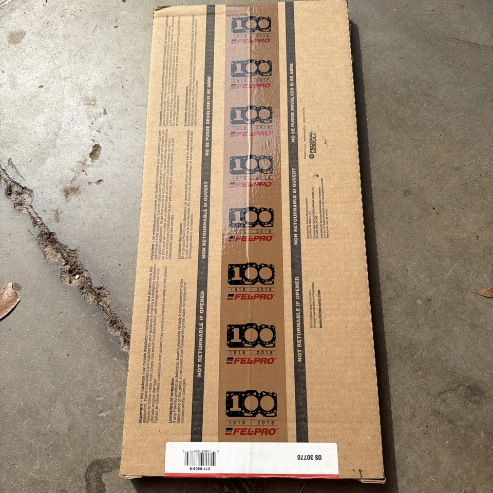 Fel-Pro OS 30770 Oil Pan Gasket Set For Select 05-20 Lexus Lotus Toyota Models Foto 2 de 4