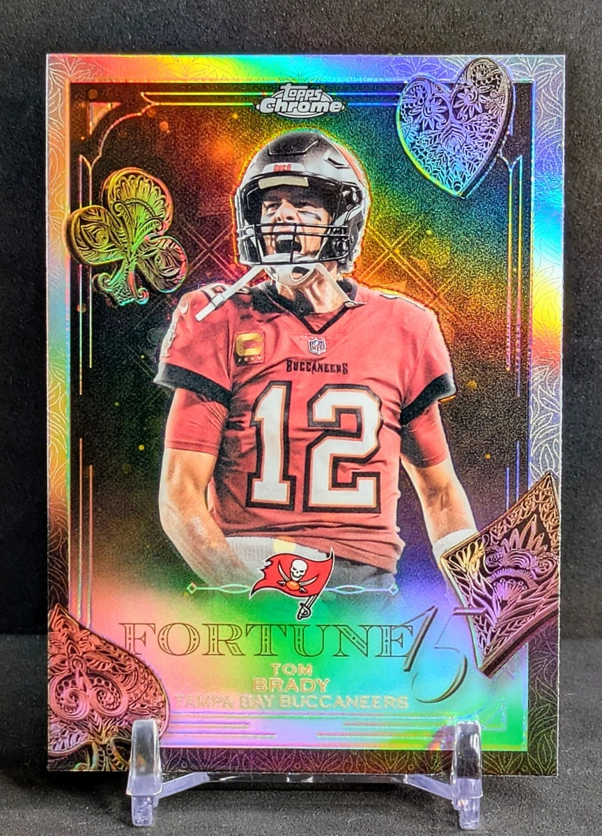 TOM BRADY SP 💥 2025 Topps Chrome FORTUNE 15 REFRACTOR Insert