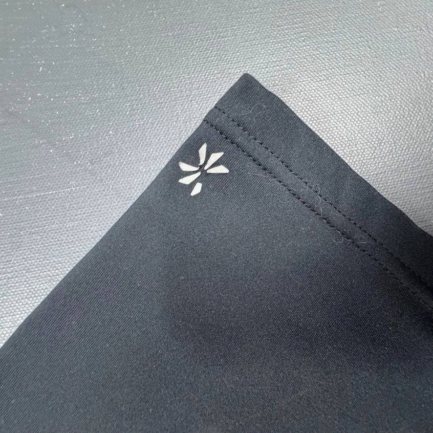 Athleta Maternity Leggings Women's MT Black Stretch Fold Over Waistband Yoga - Image 2 of 4