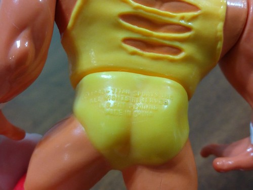WWF Hasbro Serie 1 1990 Hulk Hogan con Gorilla Press Slam! Figurina vintage WWE - Foto 10 di 13