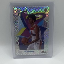 Topps 2024-25 Finest AJ Johnson Washington Wizards Uncommon #151