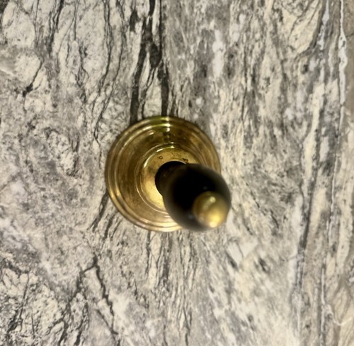 Large Brass Bell Vintage Antique Bell with Wooden Handle School Bell 10” SBX0212 - Picture 2 of 4