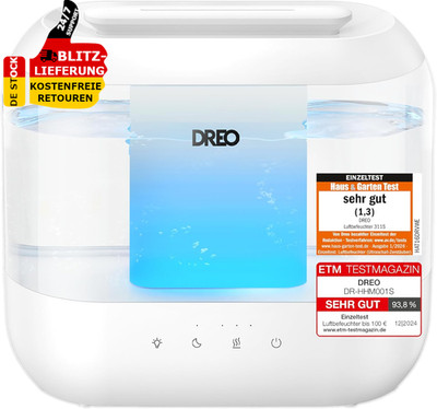 Luftbefeuchter Top Fill 4L Supersized Cool Mist Humidifier Mit Öl-Diffusor & 36H