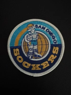 SAN DIEGO SOCKERS ORIGINAL 1978 NASL LOGO EMBROIDERED 3” PATCH NEW OLD STOCK