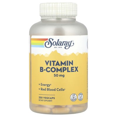Solaray Vitamin B-Complex 50 mg 250 VegCaps