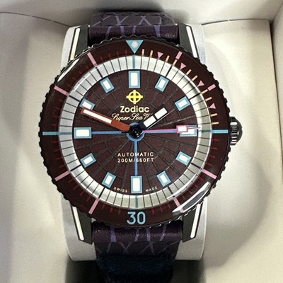 Zodiac ZO9307 Super Sea Wolf Laser Tag Edition Compression Diver Automatic Watch