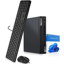 Lenovo Tiny M80q Desktop PC Intel i5-12th 8GB RAM 256GB SSD HDD Wi-Fi Windows 11